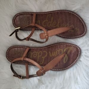 Sam Edelman Gigi Thong Sandals (brown) used in good condition.